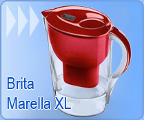 Фильтр воды Brita Marella XL красный