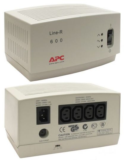 Стабилизатор напряжения APC Line-R LE600VA (LE600I)