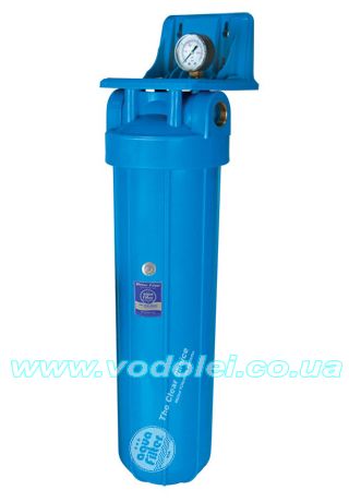 Корпус Aquafilter FH20B1-B-WB - 20'' (манометр + ключ + монтажная пластина)