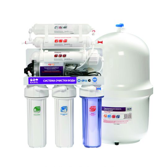 Система очистки воды Raifil GRANDO 6+ с насосом (RO905-650BP-EZ)