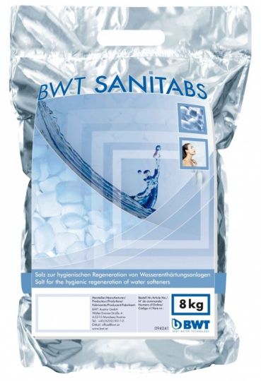 Таблетированная соль BWT SANITABS, 8 кг (Австрия)